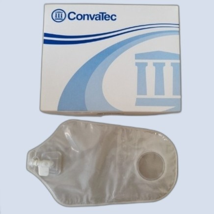 Convatec Urostomy pouch 45 mm. transparent. kantong urostomi . 401544 - Gambar 3